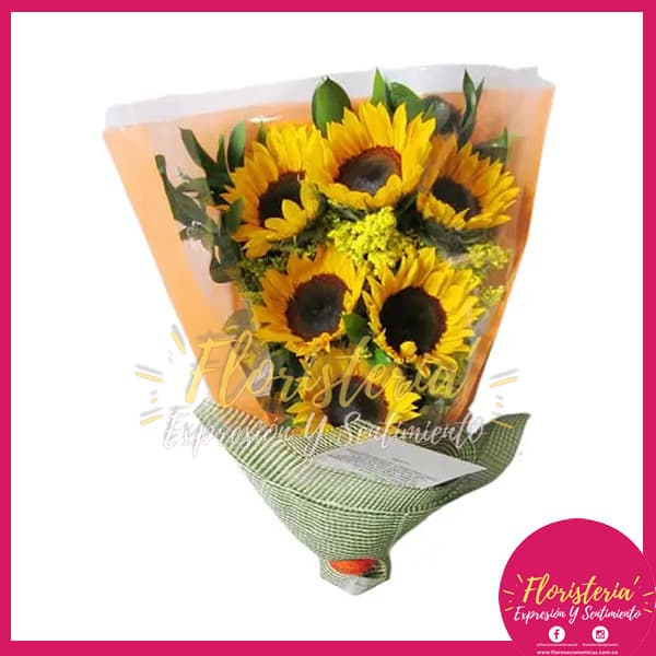 Bouquet-Economico-2.jpg Bouquet con Girasoles - Imagen 1