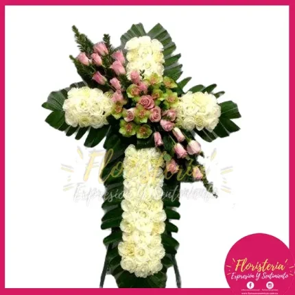 Fúnebre en Cruz en Rosa #107