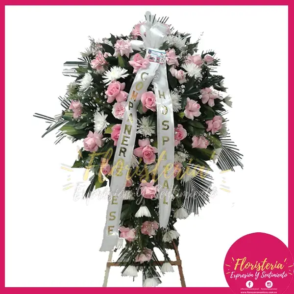 Funebre-2023-8 Fúnebre Cascada en Rosa #104 - Imagen 1