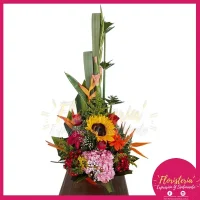 Ramo Exótico en Rosas y Girasoles #20