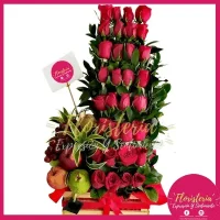 Ramo Tradicional en Rosas Escalera | Frutas #06