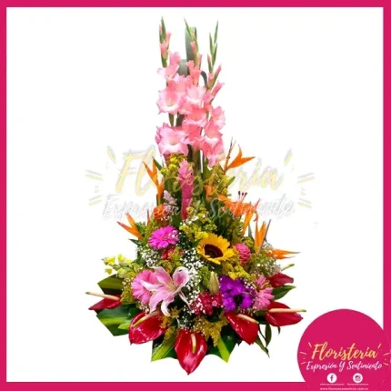 Ramo Tradicional Girasoles y Variedad de Flores #01