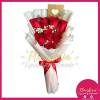 Bouquet en Papel Coreano Rosas Reina B08