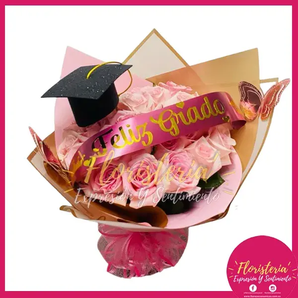 expresion-y-sentimiento-abril-30-17 Bouquet en Papel Coreano Rosas Reina B09 - Imagen 1