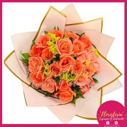 Bouquet Rosas Papel Coreano #216