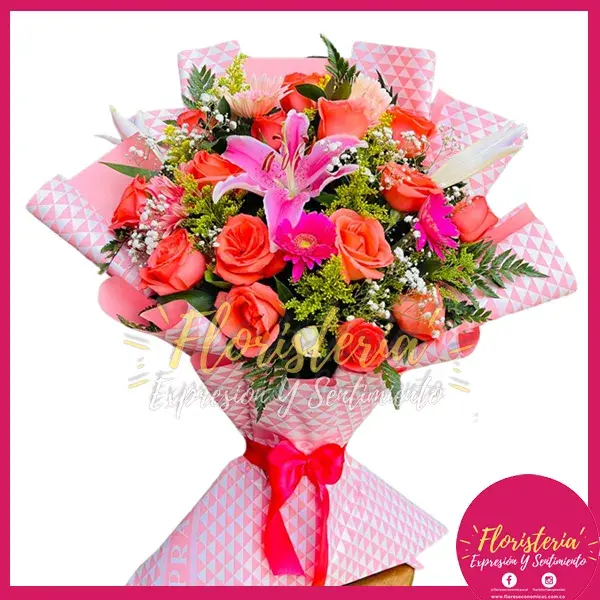 revercible-expresion-floristeria-2025-1 Bouquet Reversible Rosas Papel Coreano #222 - Imagen 1