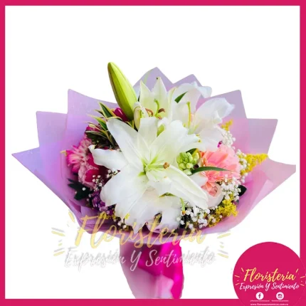 Bouquet | Tropical | Rosas | Lirios #105